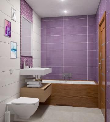 Violet Bathroom